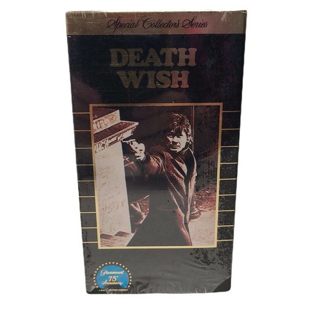 Death Wish VHS 1986 Charles Bronson Vincent Gardenia Hope Lance VGC++